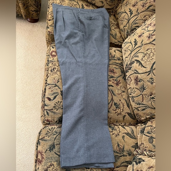 Men’s Gray Dress Pants Flexslax - Picture 1 of 7
